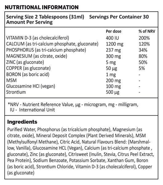 Bone Support Liquid – EliteNutrients
